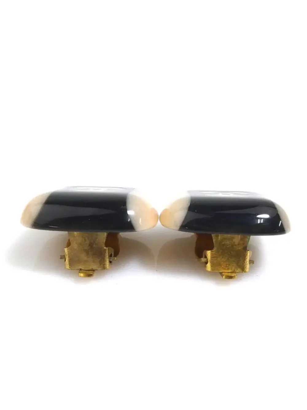 Auth Chanel Cc Logo Clip On Earrings #306946C23B